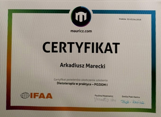 Dietoterapia w praktyce – poziom I (IFAA)